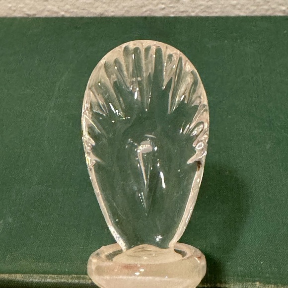 Vintage Cut Lead Crystal Perfume Bottle - Picture 4 of 11